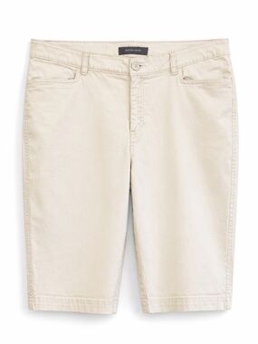 Denver Hayes Cream Bermuda Cotton Blend Shorts 11” Inseam – Size 14 EUC